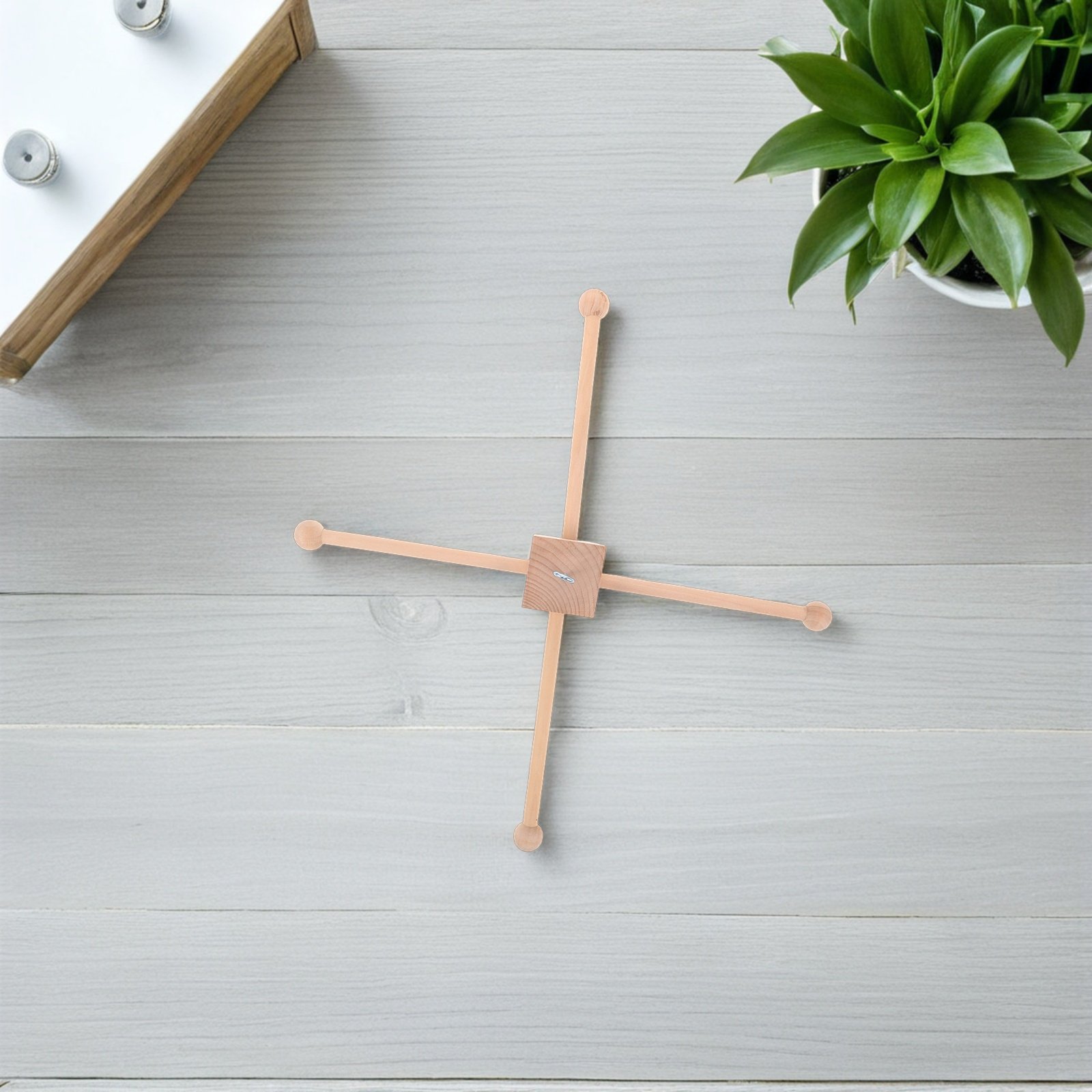 Boho Wind Chimes - Support en bois pour carillon éolien,