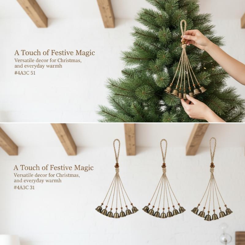 Boho Wind Chimes - Carillon de vent bohème, 6/8 cloches