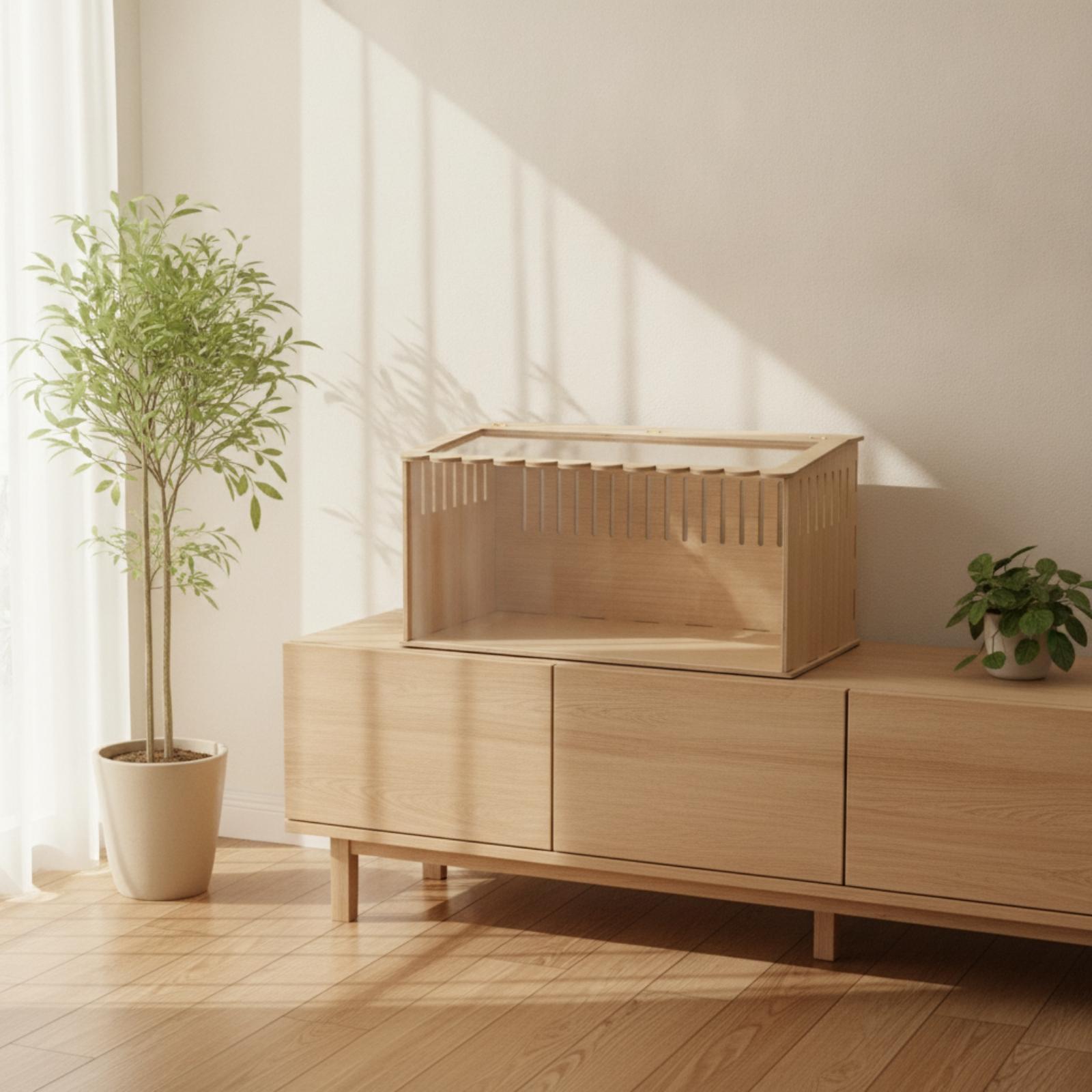 Home Decor Habitat - Niche pour petits animaux en bois