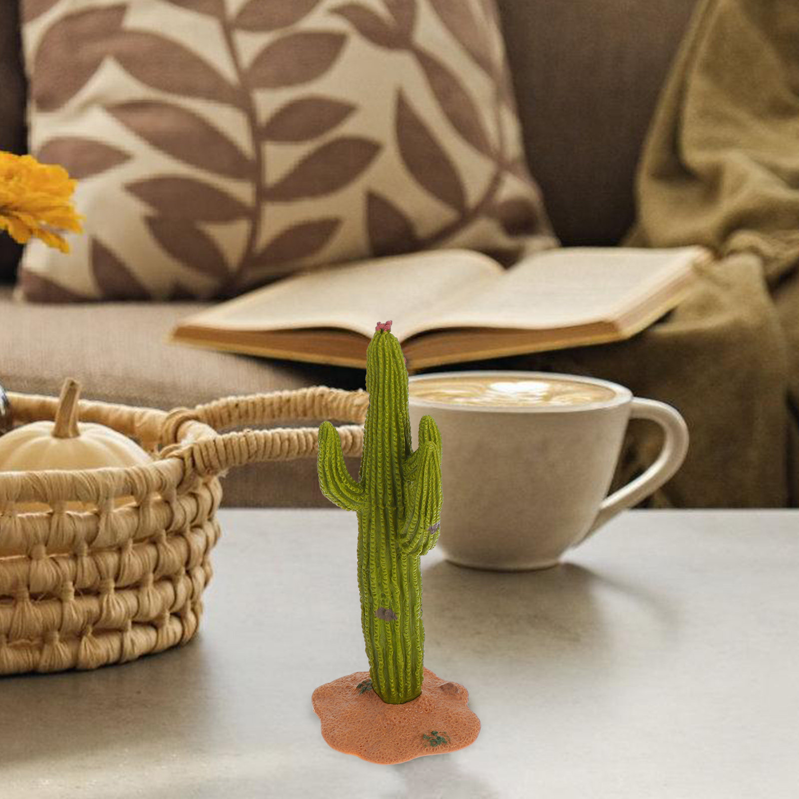 Home Decor Habitat - 2 pièces de petits cactus artificiels
