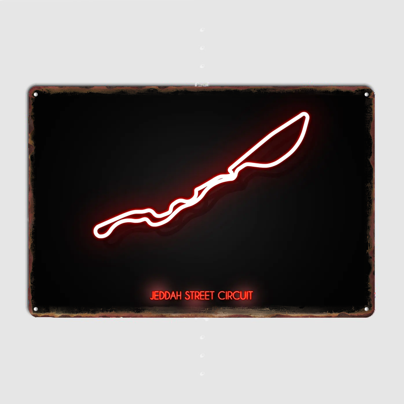 Affiche du Circuit de Jeddah,  - Home Decor Jeddah avis et prix
