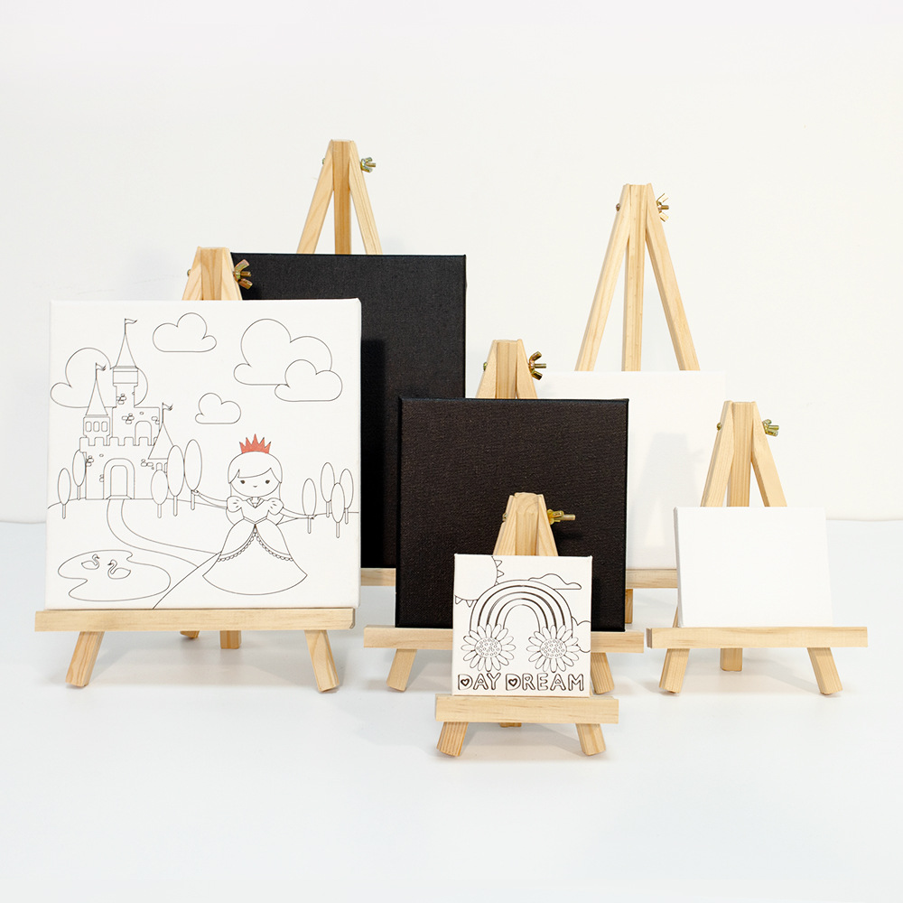 Mini chevalet d'artiste, mini  - Canvas Painting avis et prix