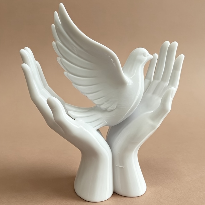 Statue de la paix en forme de  - Abstract Sculpture Resin avis et prix