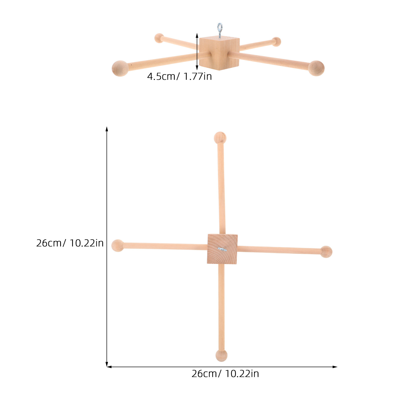 Support en bois pour carillon  - Boho Wind Chimes avis et prix