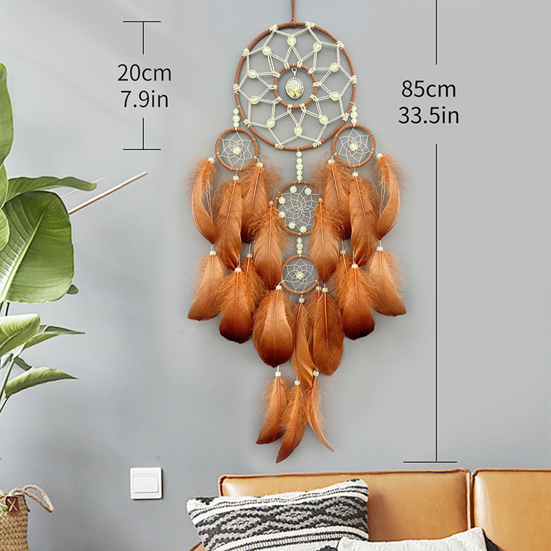 Attrape-rêves Boho, plumes tis - Boho Wind Chimes avis et prix