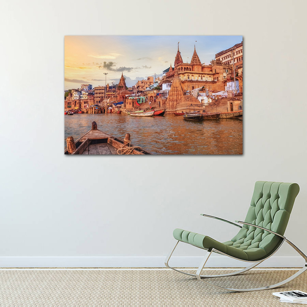 Affiche de paysage urbain du r - Home Decor Varanasi avis et prix