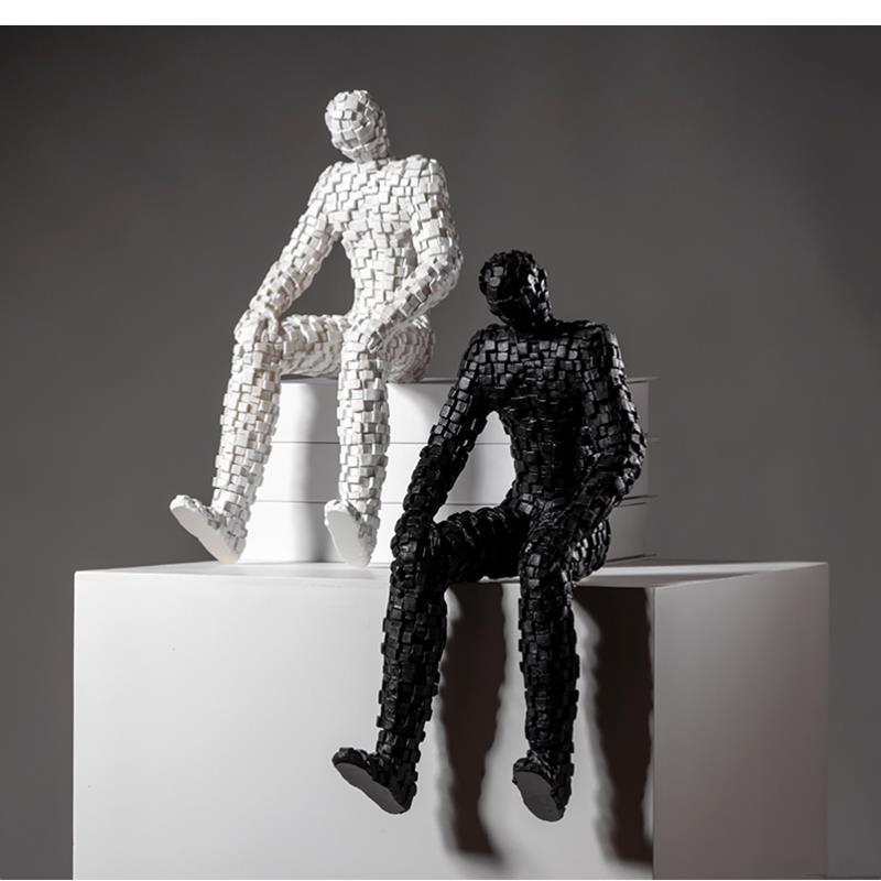 Sculpture de figurines en mosa - Abstract Sculpture Resin avis et prix